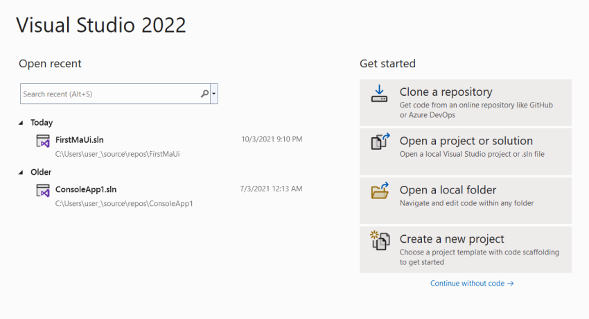 Creating Your First MAUI APP Project & Understanding its Folder Structure in VS2022